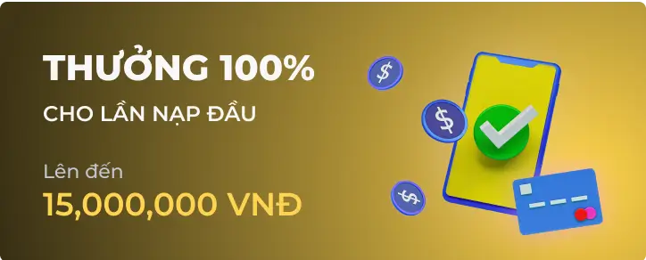 Khuyến mãi Thưởng 100% cho thành viên mới đăng ký F8bet CEO